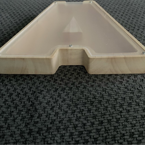 (Never used) Wooden Letter “A” Piggy Bank - Picture 7 of 14